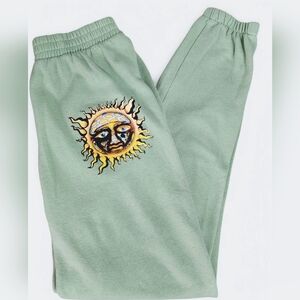 SUBLIME Official Light Green Jogger Sweatpants Small